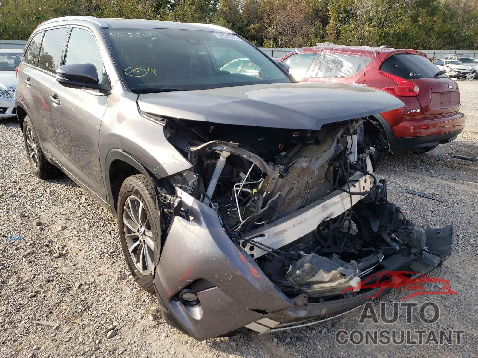 TOYOTA HIGHLANDER 2018 - 5TDKZRFHXJS548215