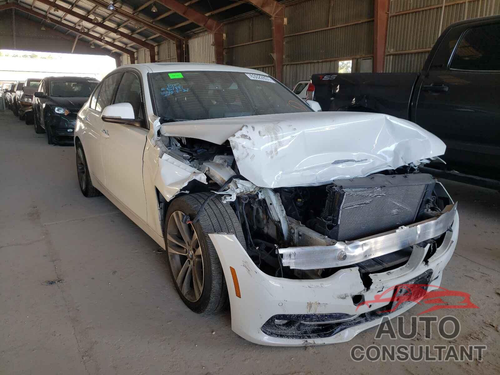 BMW 3 SERIES 2017 - WBA8D9G36HNU61775