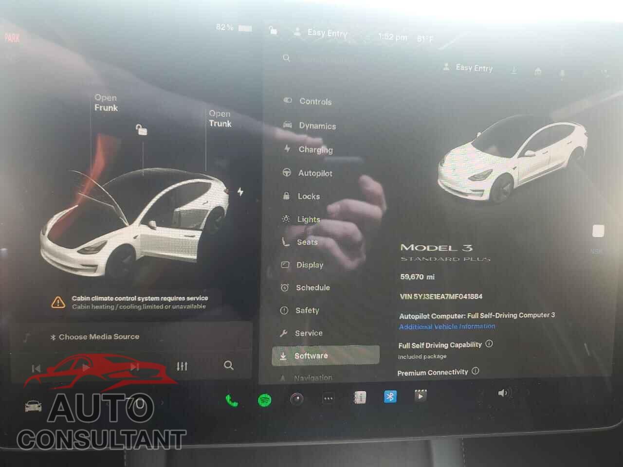 TESLA MODEL 3 2021 - 5YJ3E1EA7MF041884