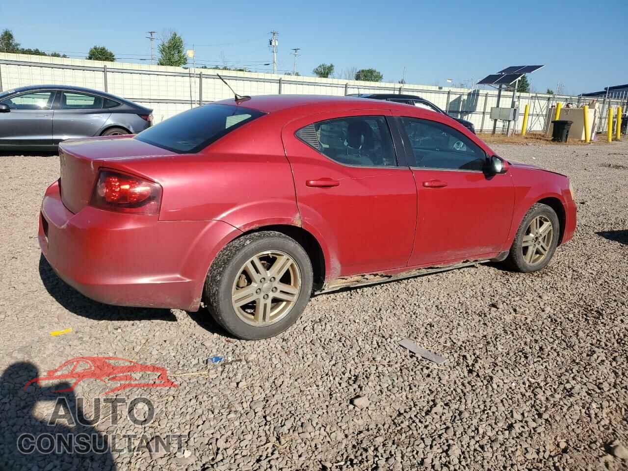 DODGE AVENGER 2012 - 1C3CDZCB9CN193022
