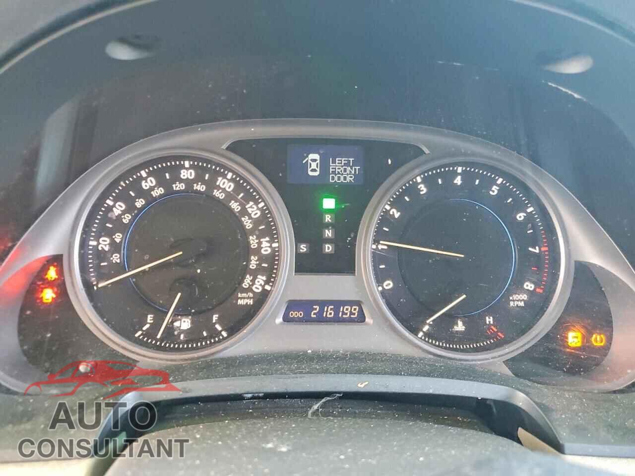 LEXUS IS 2010 - JTHBF5C28A5117460