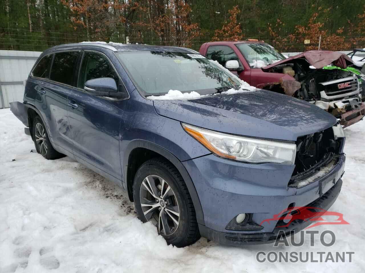 TOYOTA HIGHLANDER 2016 - 5TDJKRFH5GS261423
