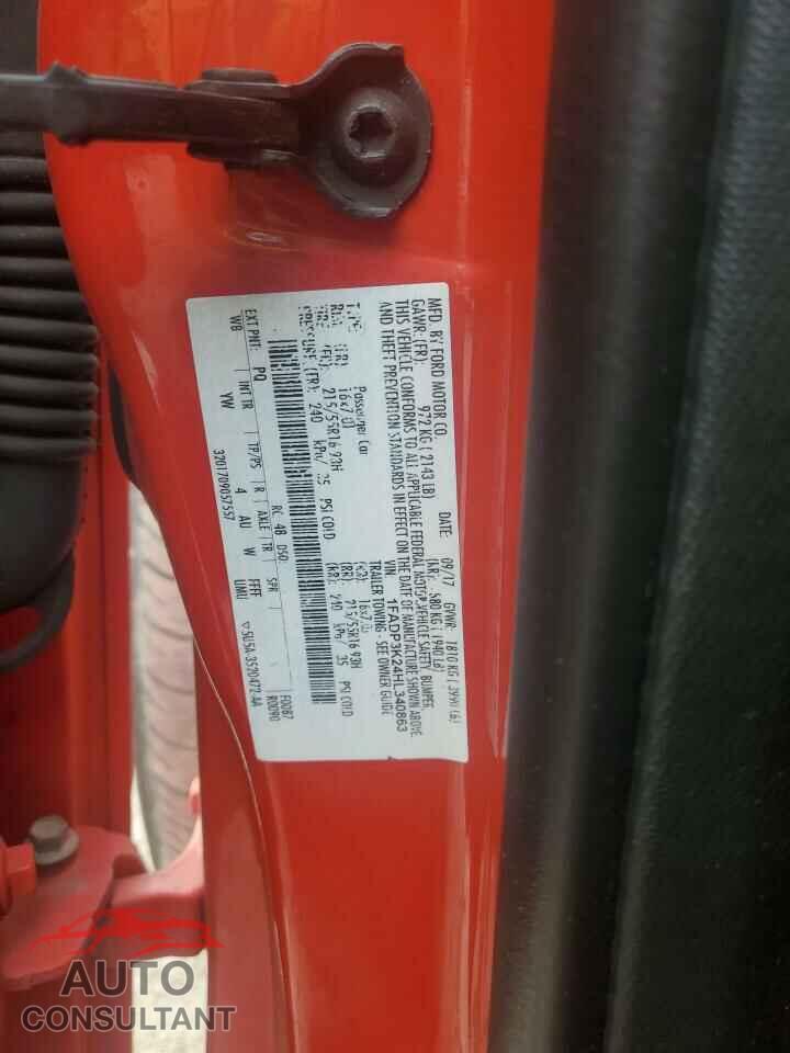 FORD FOCUS 2017 - 1FADP3K24HL340863