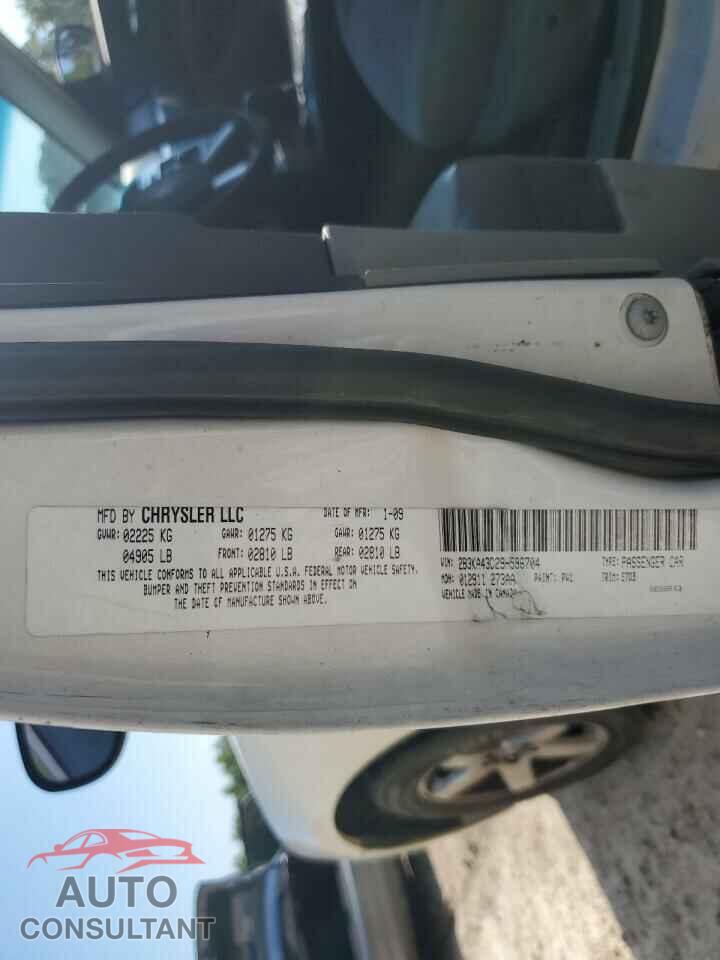 DODGE CHARGER 2009 - 2B3KA43D29H596704