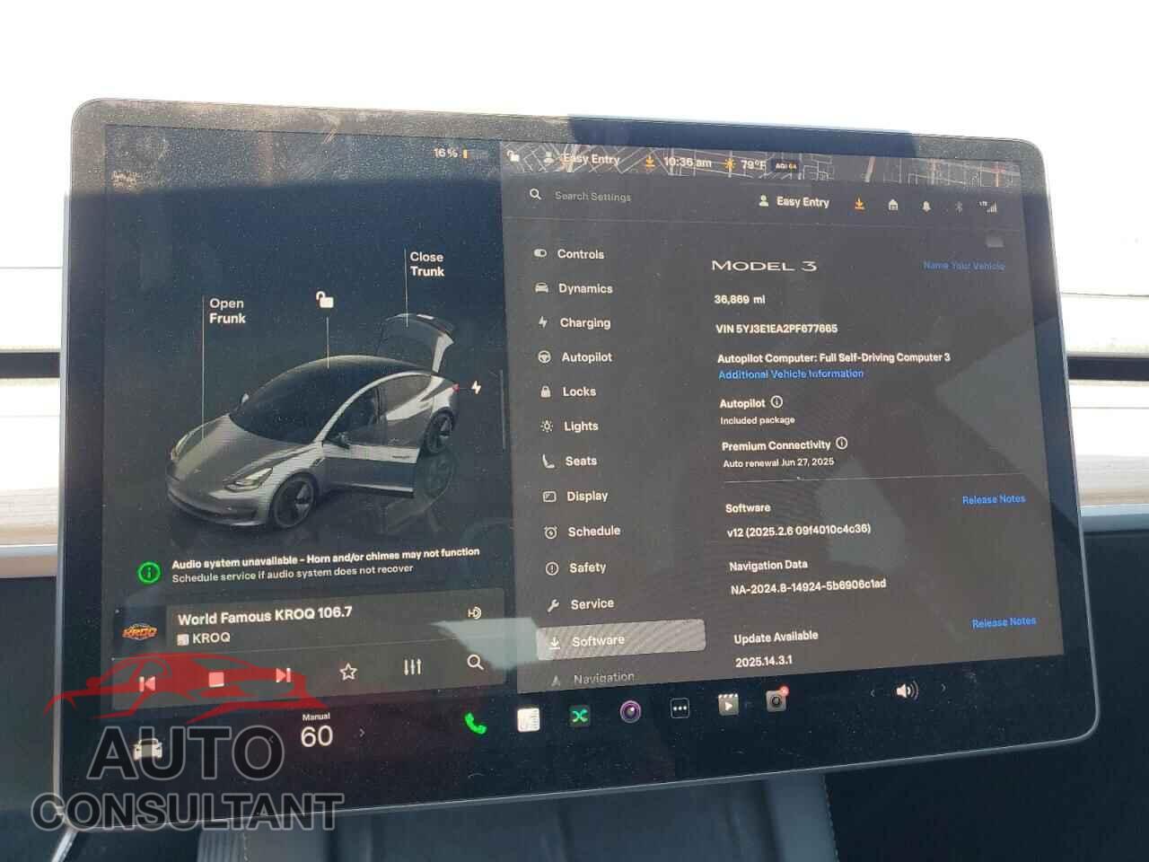 TESLA MODEL 3 2023 - 5YJ3E1EA2PF677665