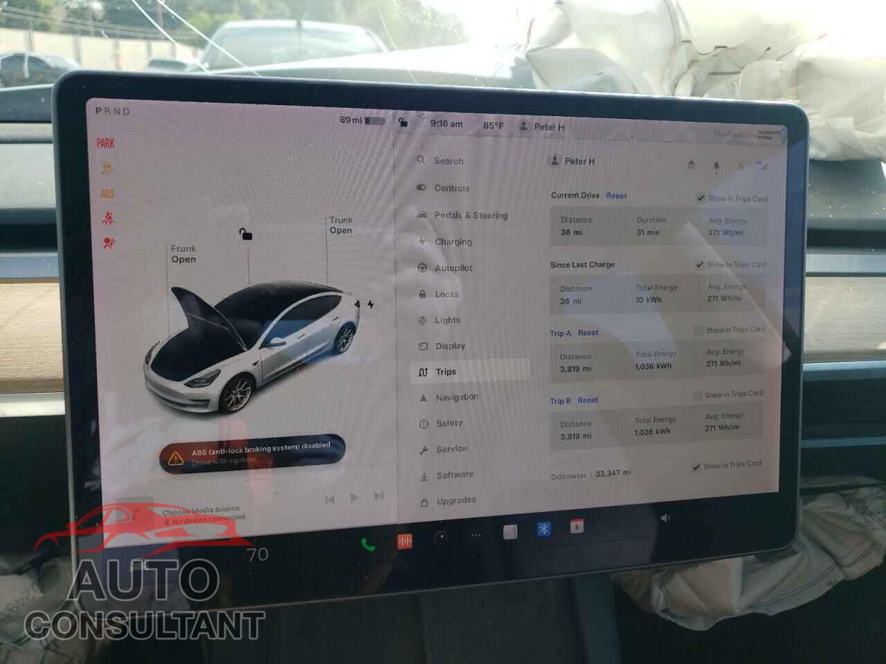 TESLA MODEL 3 2021 - 5YJ3E1EB8MF919072