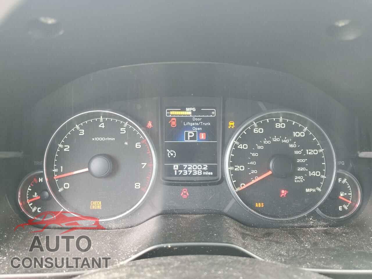 SUBARU OUTBACK 2014 - 4S4BRBLC3E3323492