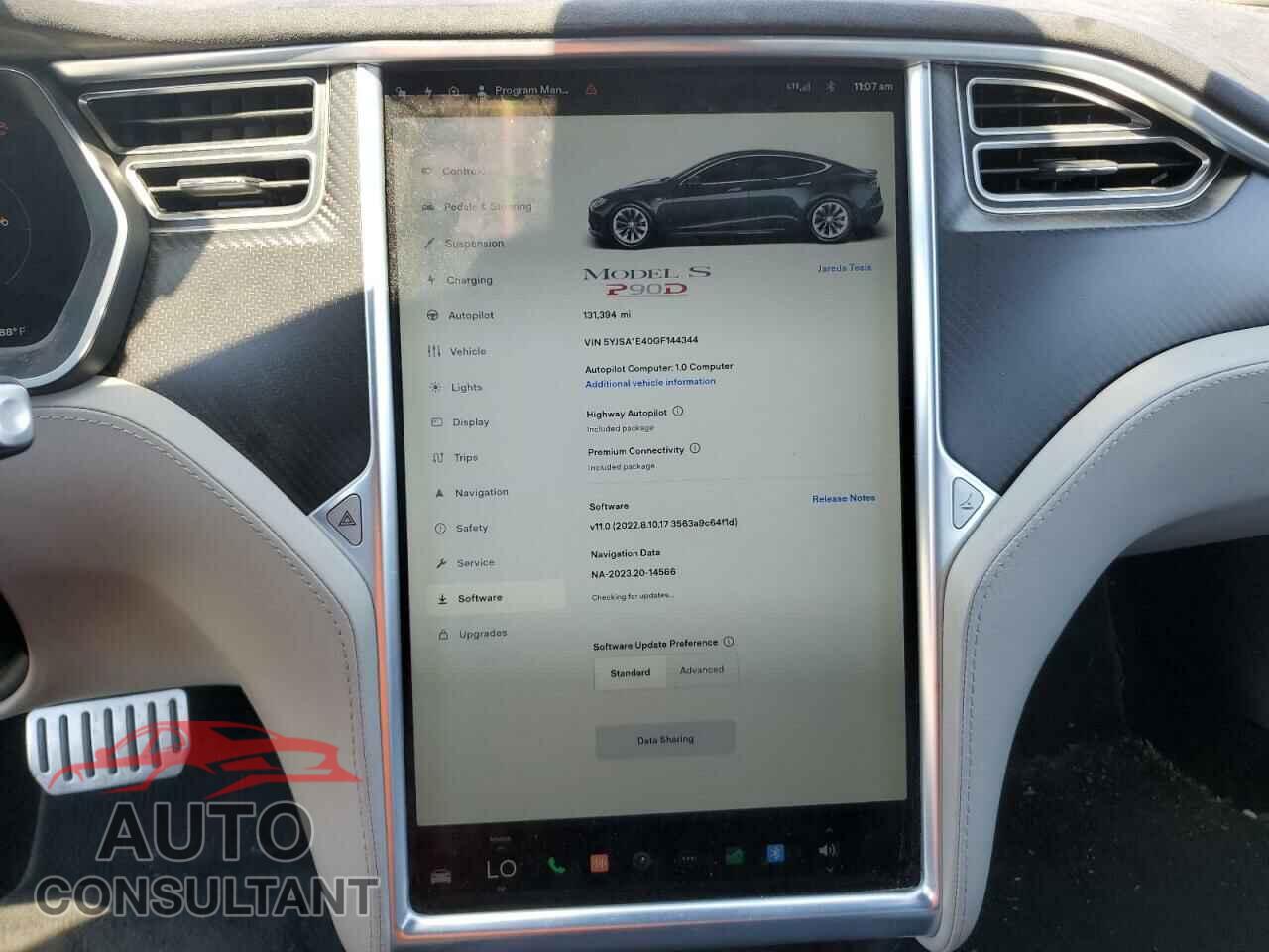 TESLA MODEL S 2016 - 5YJSA1E40GF144344