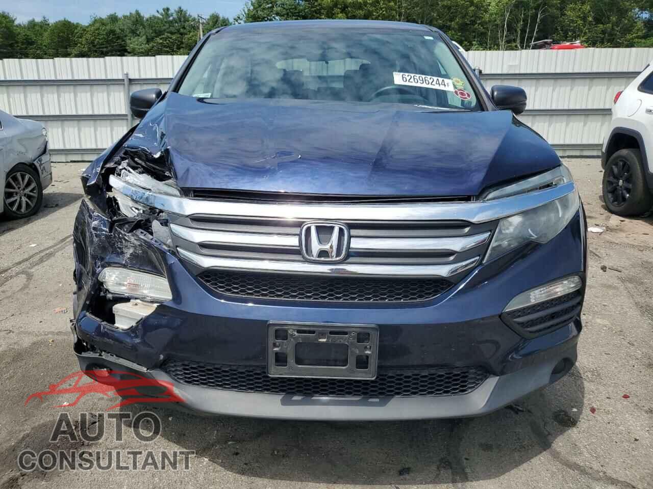 HONDA PILOT 2016 - 5FNYF5H14GB031811