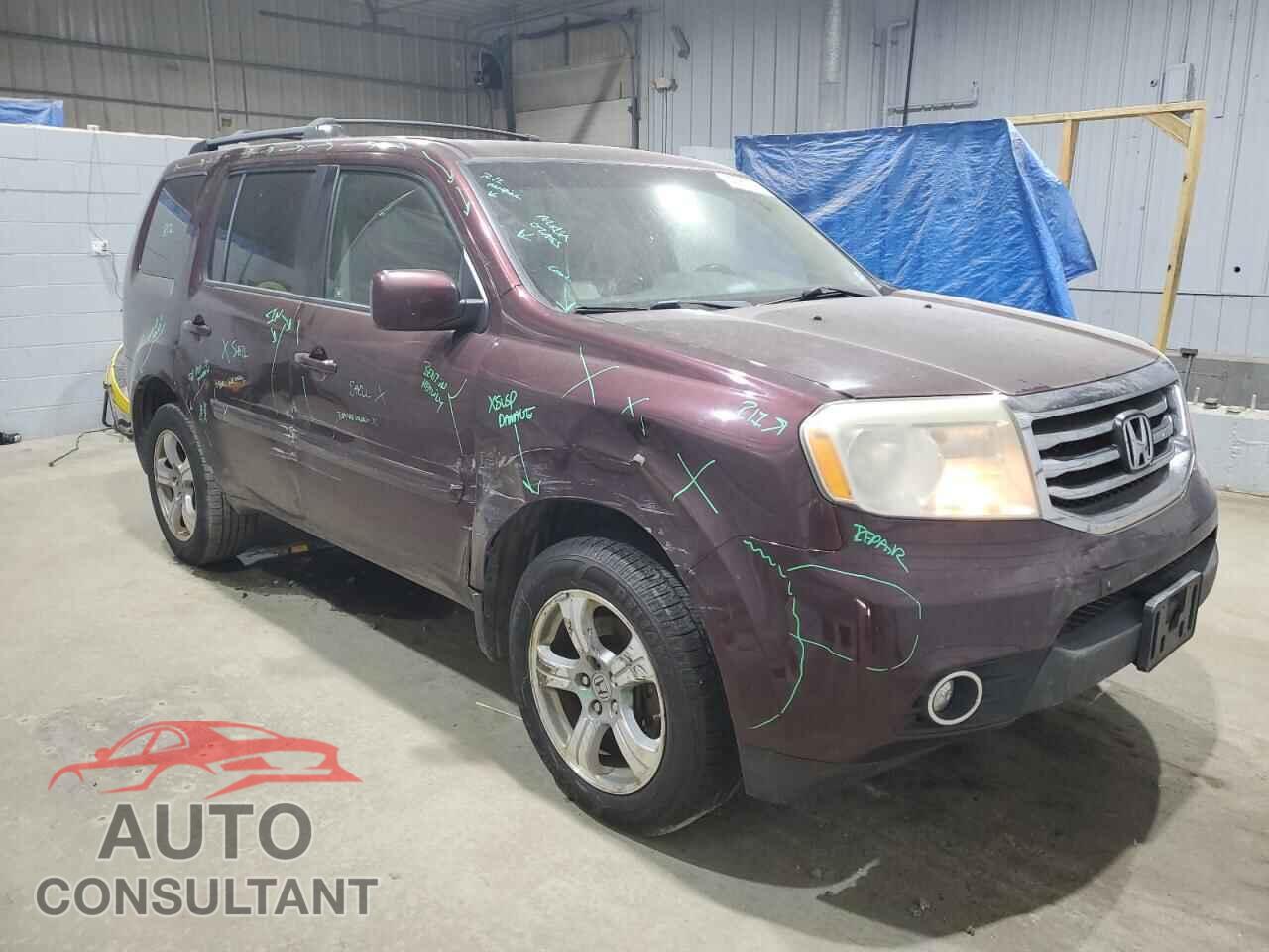 HONDA PILOT 2012 - 5FNYF4H52CB031216
