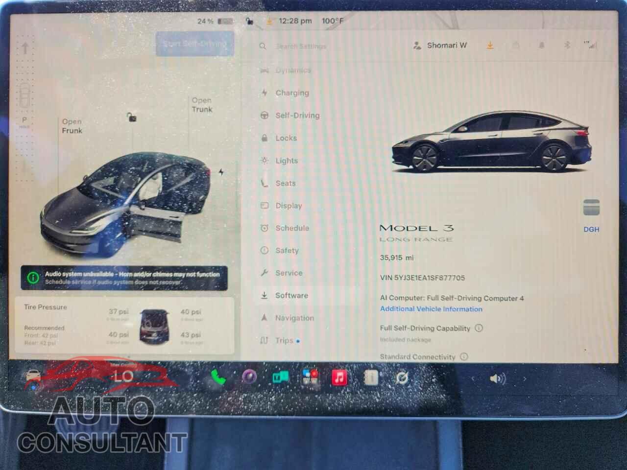 TESLA MODEL 3 2025 - 5YJ3E1EA1SF877705