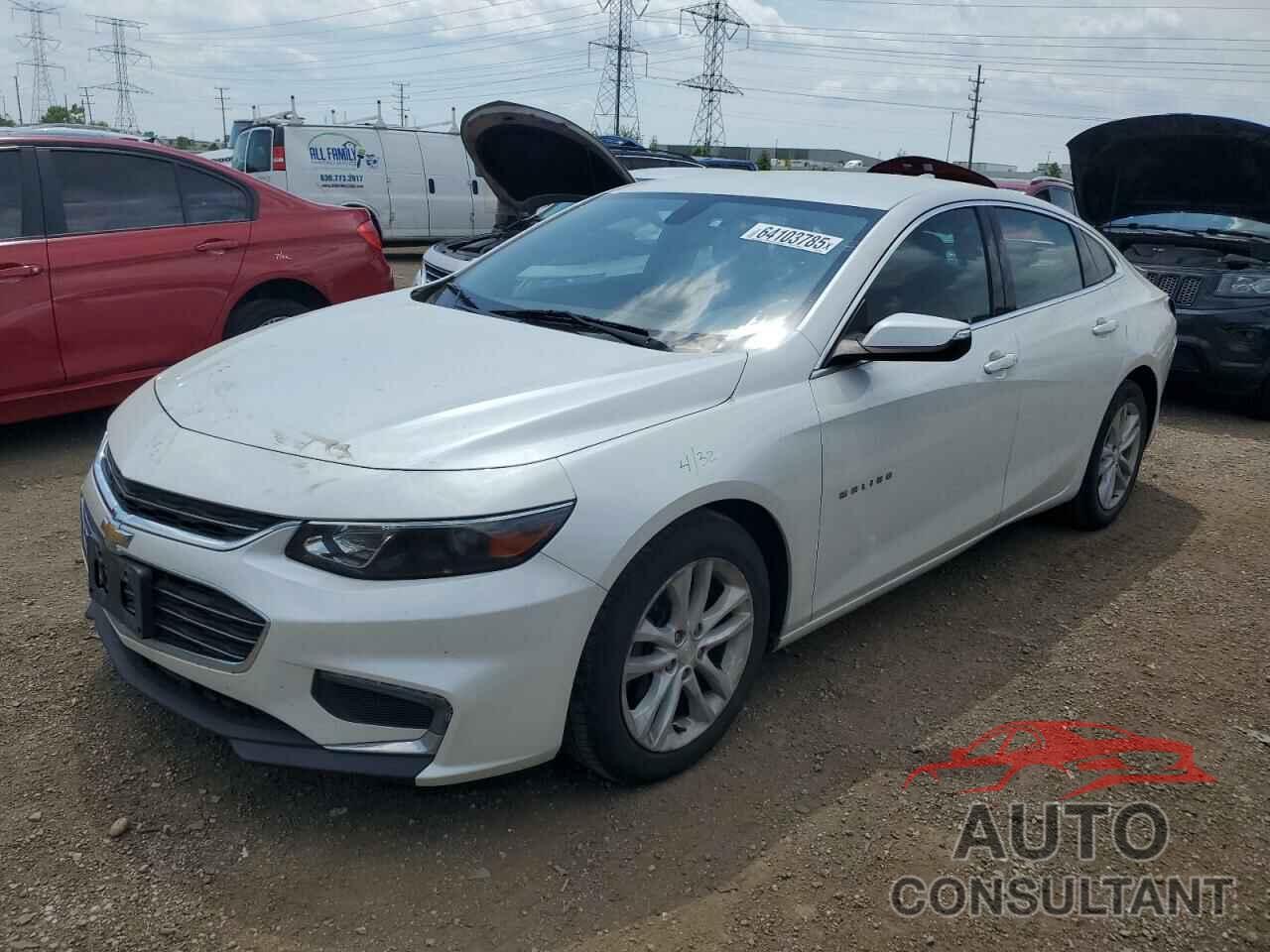 CHEVROLET MALIBU 2017 - 1G1ZE5ST7HF235025