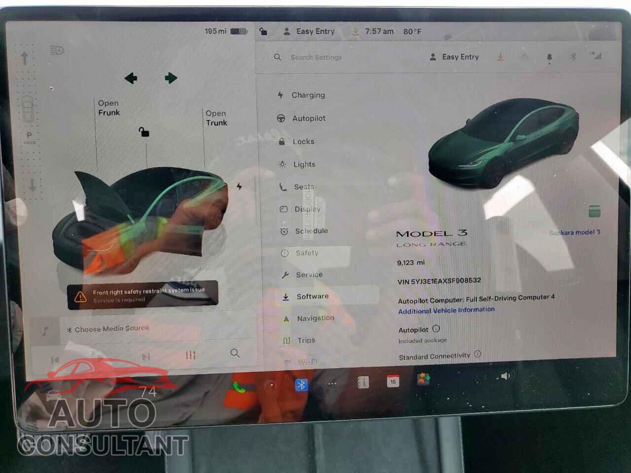TESLA MODEL 3 2025 - 5YJ3E1EAXSF908532