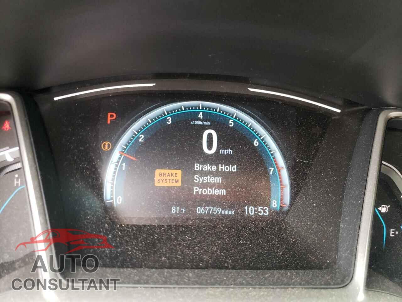 HONDA CIVIC 2017 - 19XFC2F78HE222449