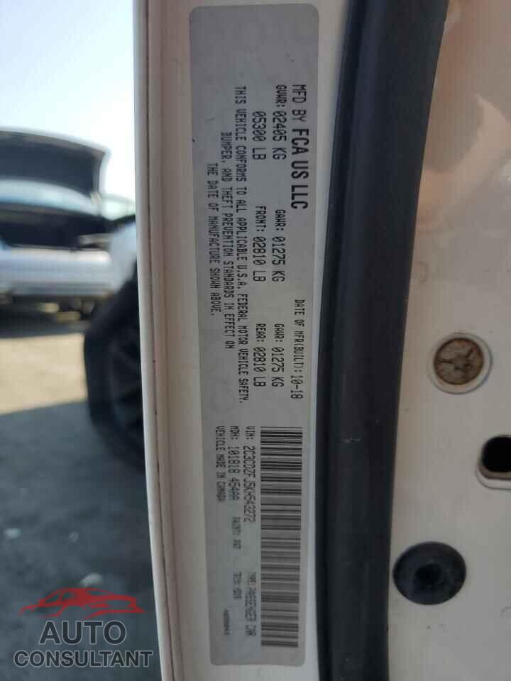 DODGE CHALLENGER 2019 - 2C3CDZFJ5KH543272