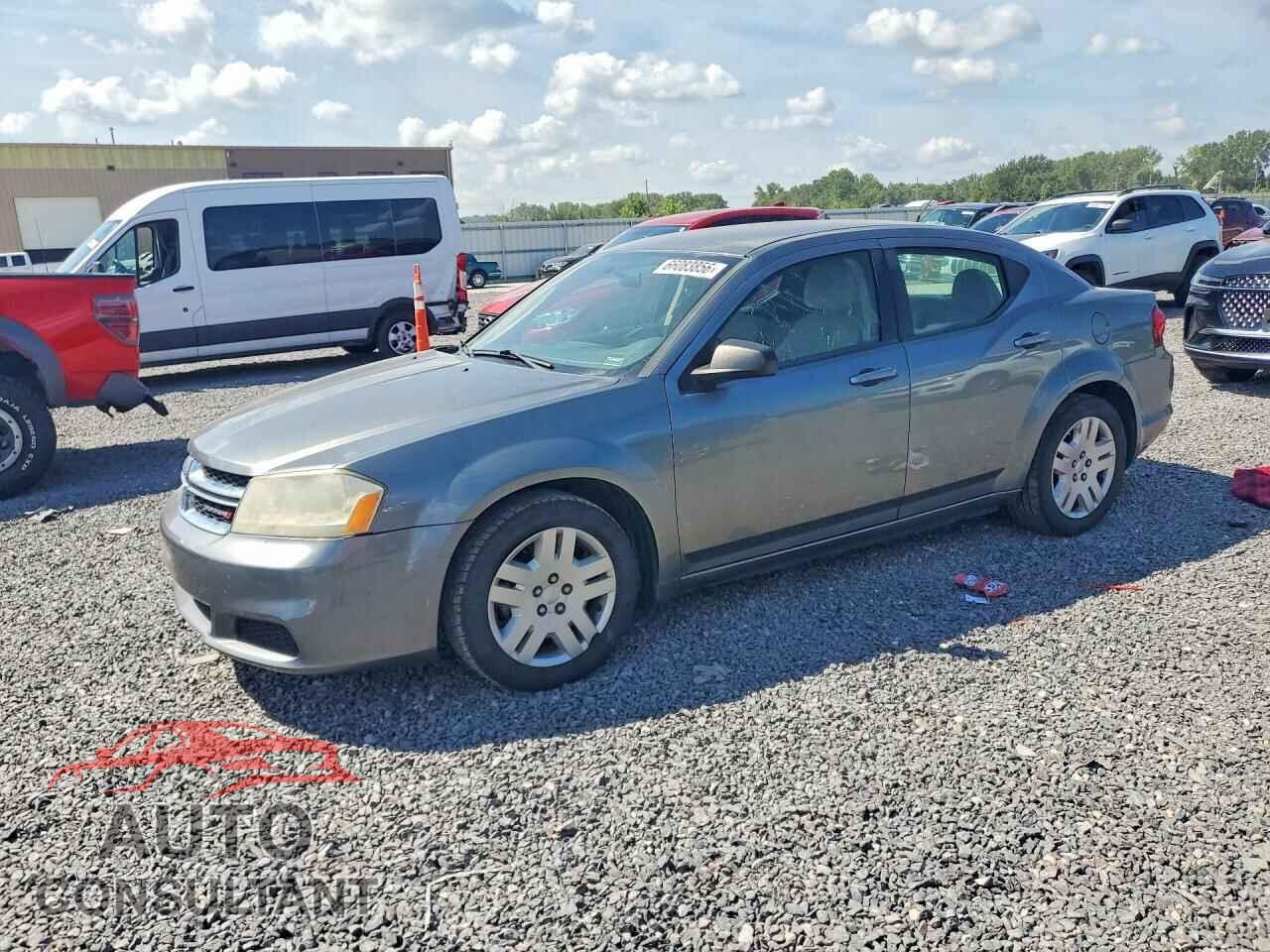 DODGE AVENGER 2012 - 1C3CDZAGXCN310248