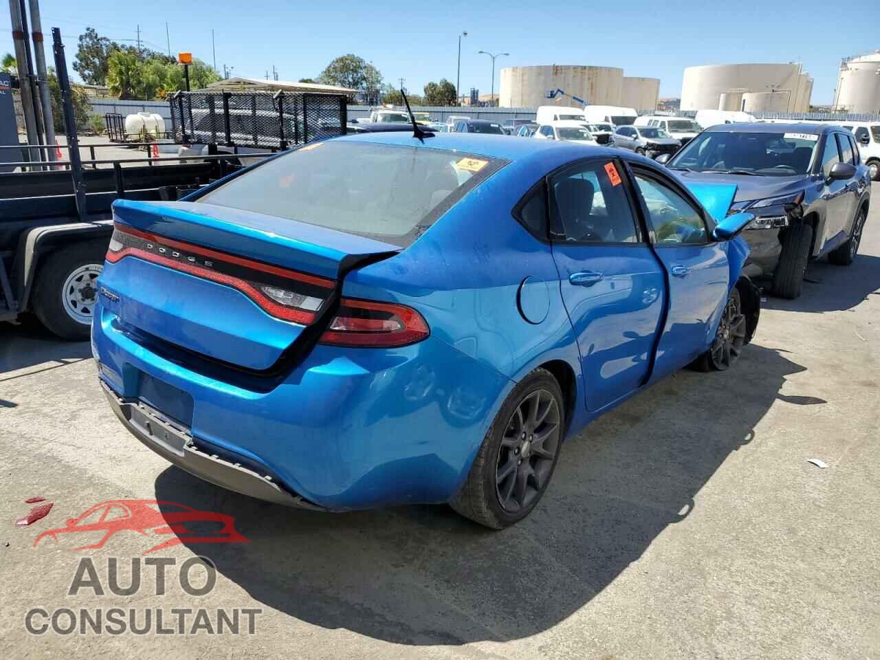 DODGE DART 2016 - 1C3CDFAA8GD606665