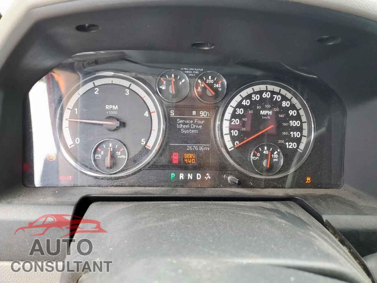 DODGE RAM 2500 2012 - 3C6UD5MLXCG338942