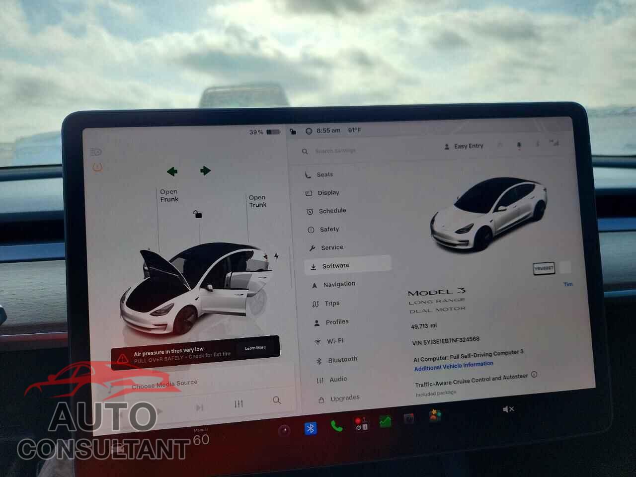 TESLA MODEL 3 2022 - 5YJ3E1EB7NF324568