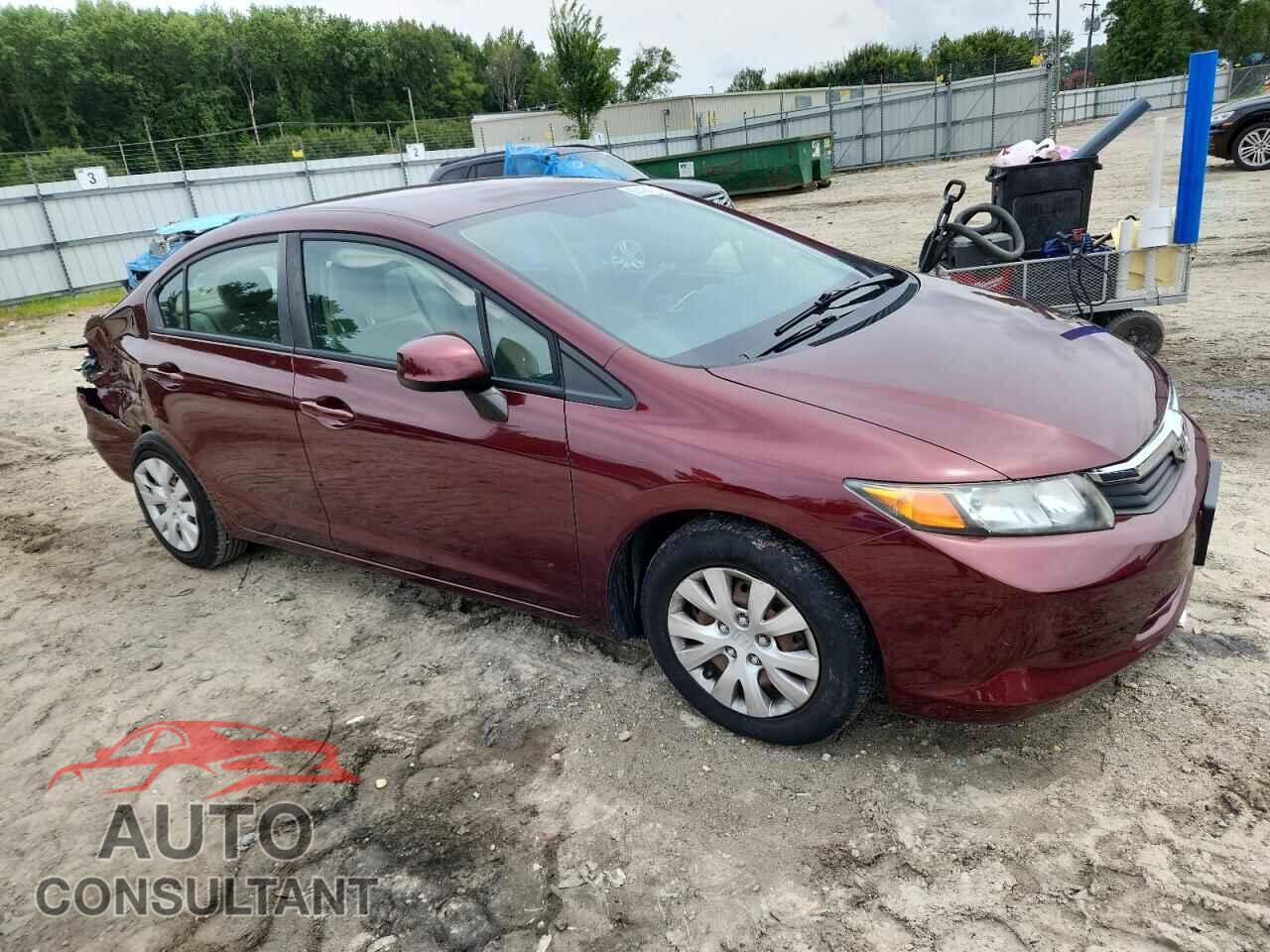 HONDA CIVIC 2012 - 19XFB2F51CE386698