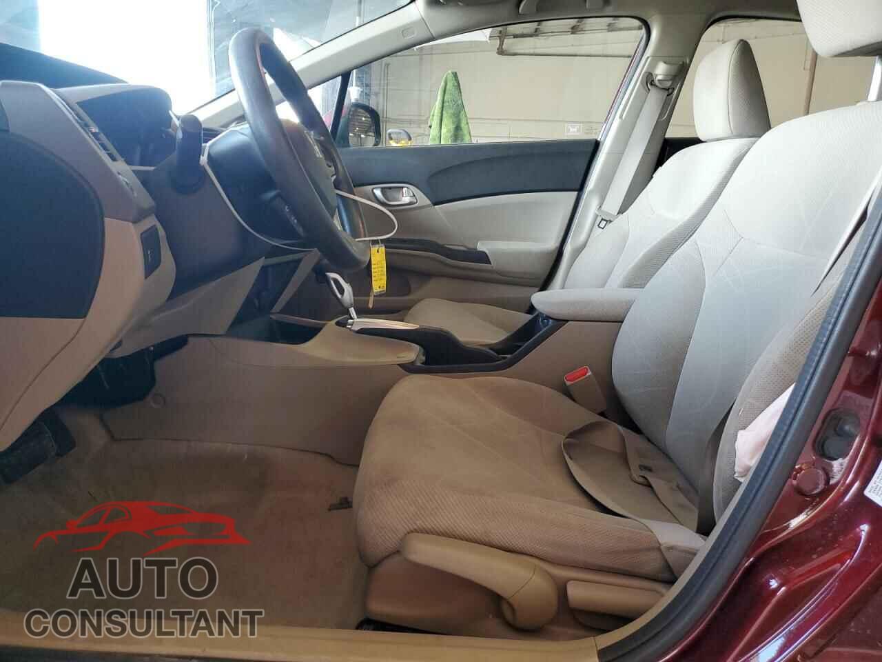 HONDA CIVIC 2012 - 19XFB2F80CE322422
