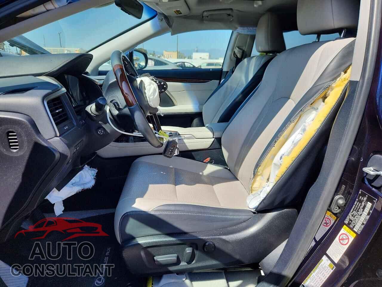 LEXUS RX350 2017 - 2T2ZZMCA8HC080458