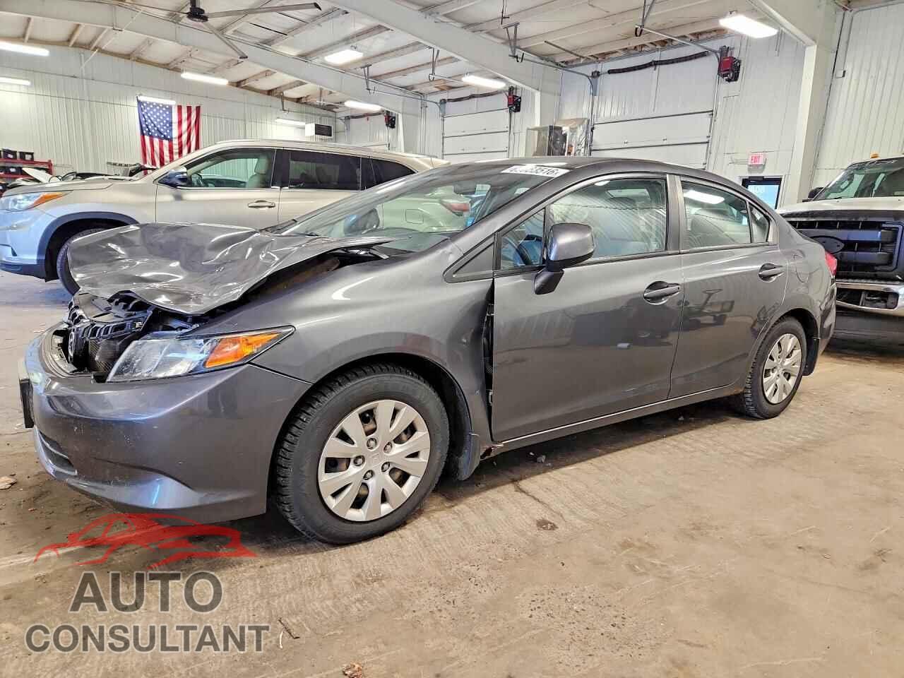 HONDA CIVIC 2012 - 19XFB2F55CE085612