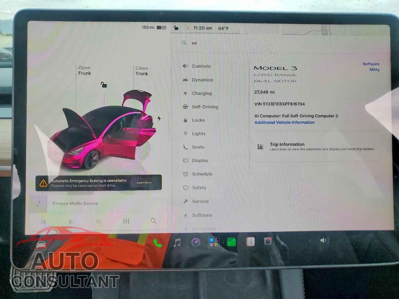 TESLA MODEL 3 2023 - 5YJ3E1EBXPF616704