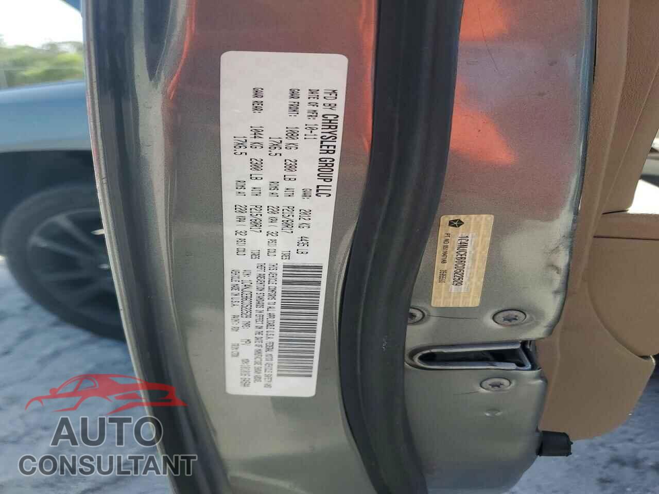 JEEP COMPASS 2012 - 1C4NJCEB6CD522529