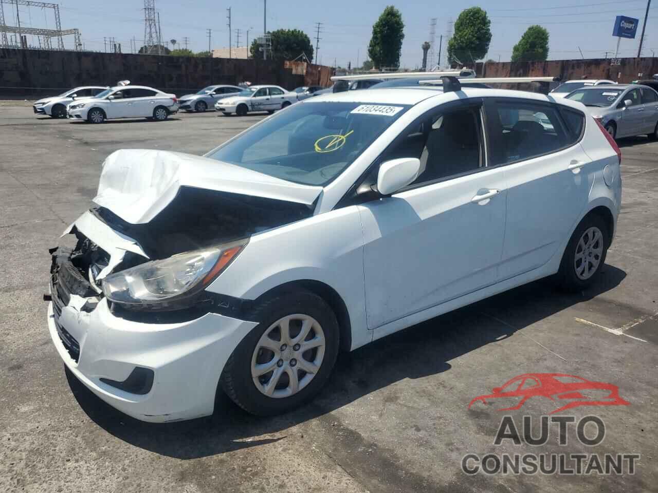 HYUNDAI ACCENT 2012 - KMHCT5AE7CU054237