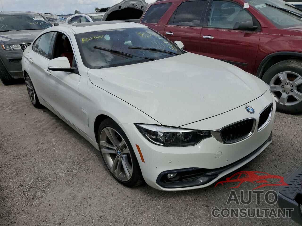 BMW 4 SERIES 2019 - WBA4J1C58KBM17480