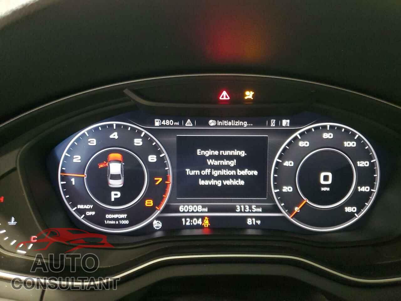 AUDI A4 2017 - WAUDNAF40HN056227