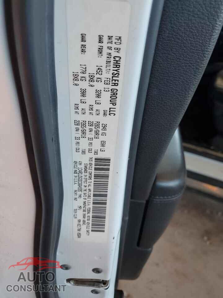 DODGE DURANGO 2013 - 1C4RDJDG3DC664595