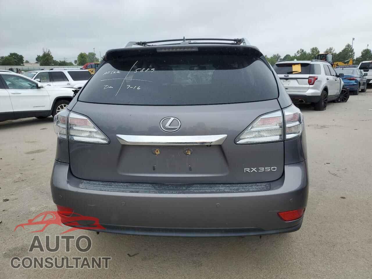 LEXUS RX350 2012 - 2T2BK1BA7CC142821