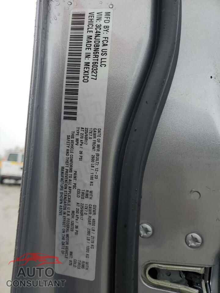 JEEP COMPASS 2024 - 3C4NJDBN6RT603277