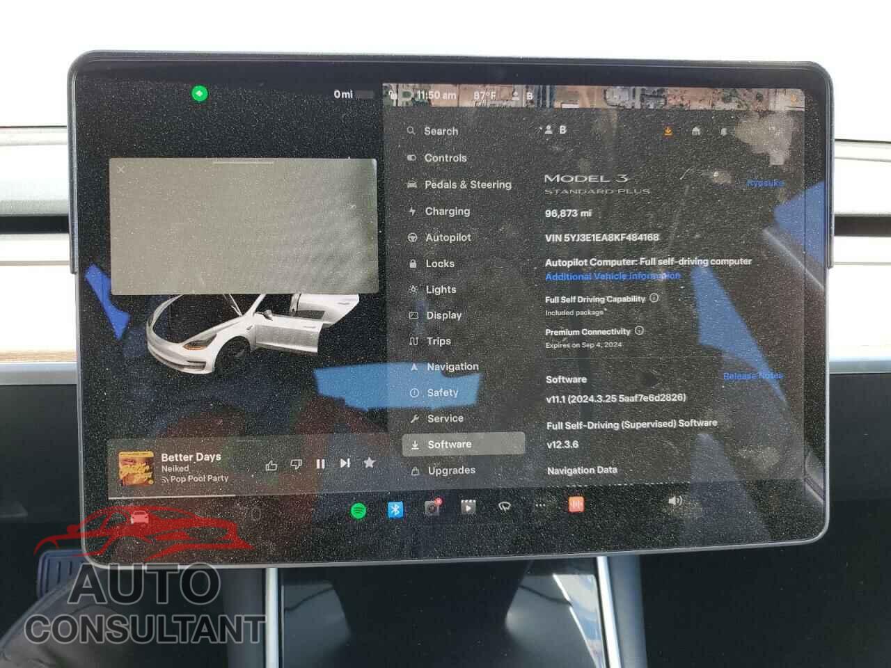 TESLA MODEL 3 2019 - 5YJ3E1EA8KF484168
