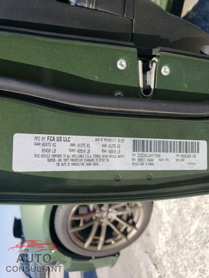 DODGE CHARGER 2019 - 2C3CDXGJ1KH717809