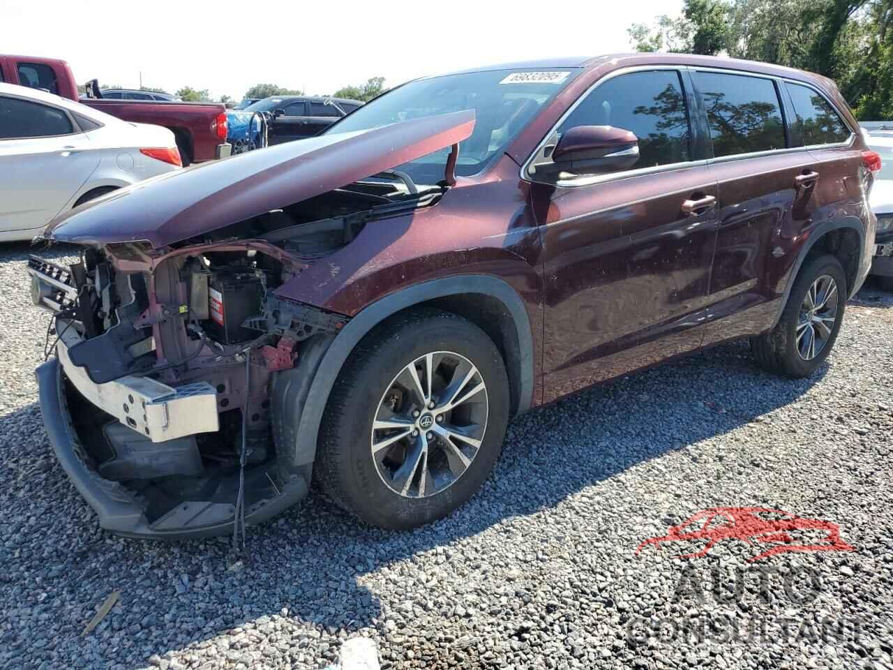 TOYOTA HIGHLANDER 2018 - 5TDZARFH1JS036820