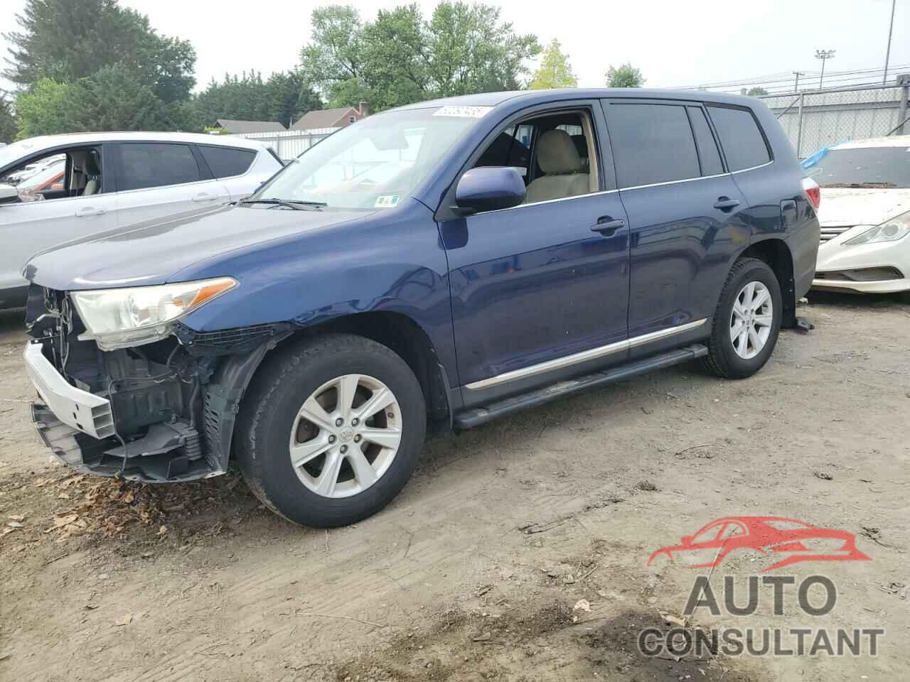 TOYOTA HIGHLANDER 2013 - 5TDBK3EH1DS217076