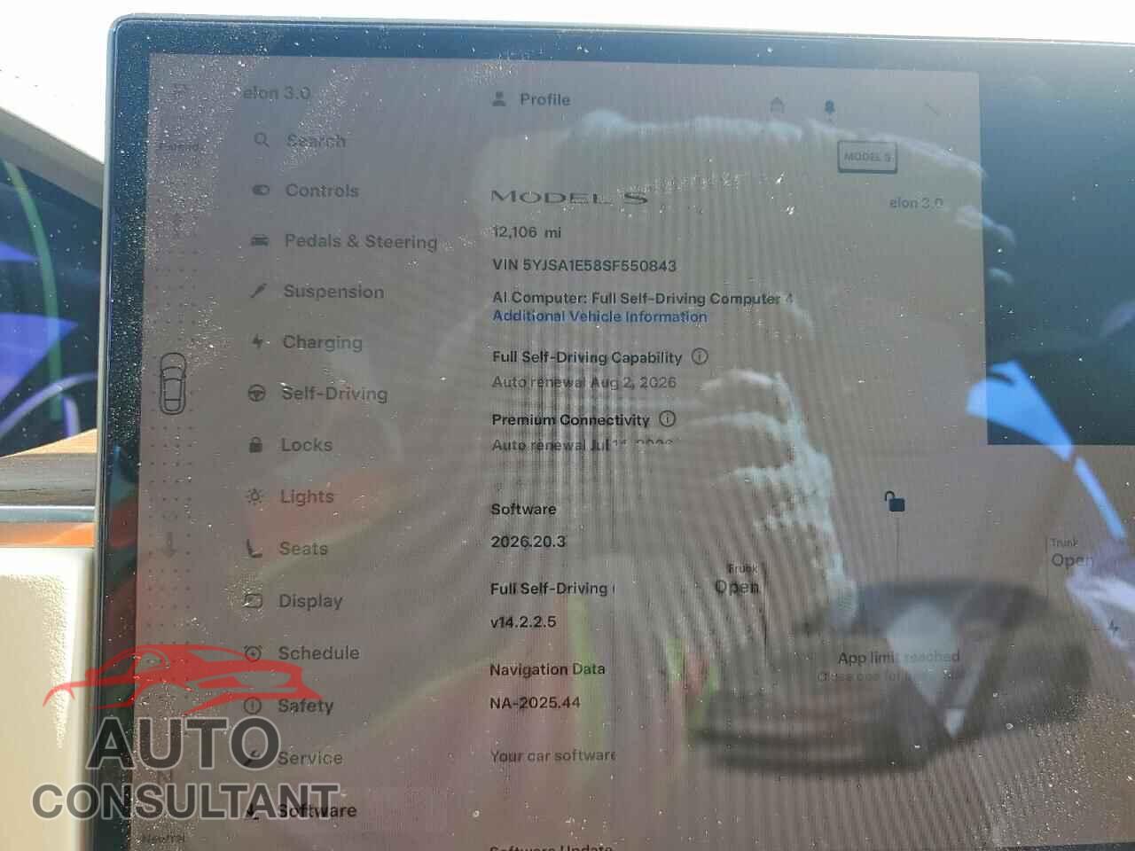 TESLA MODEL S 2025 - 5YJSA1E58SF550843