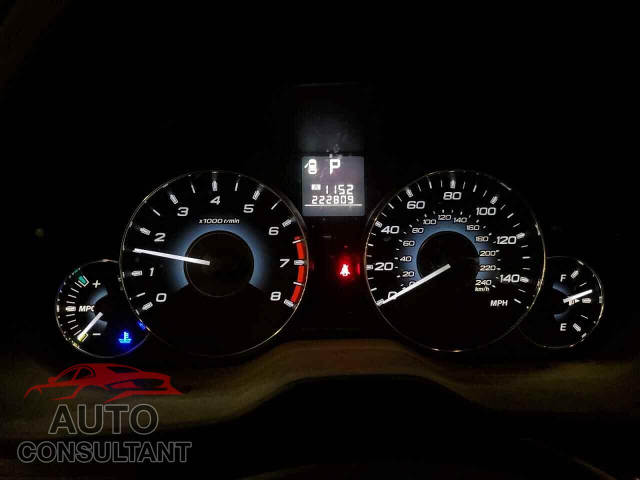 SUBARU OUTBACK 2012 - 4S4BRCHCXC3217441