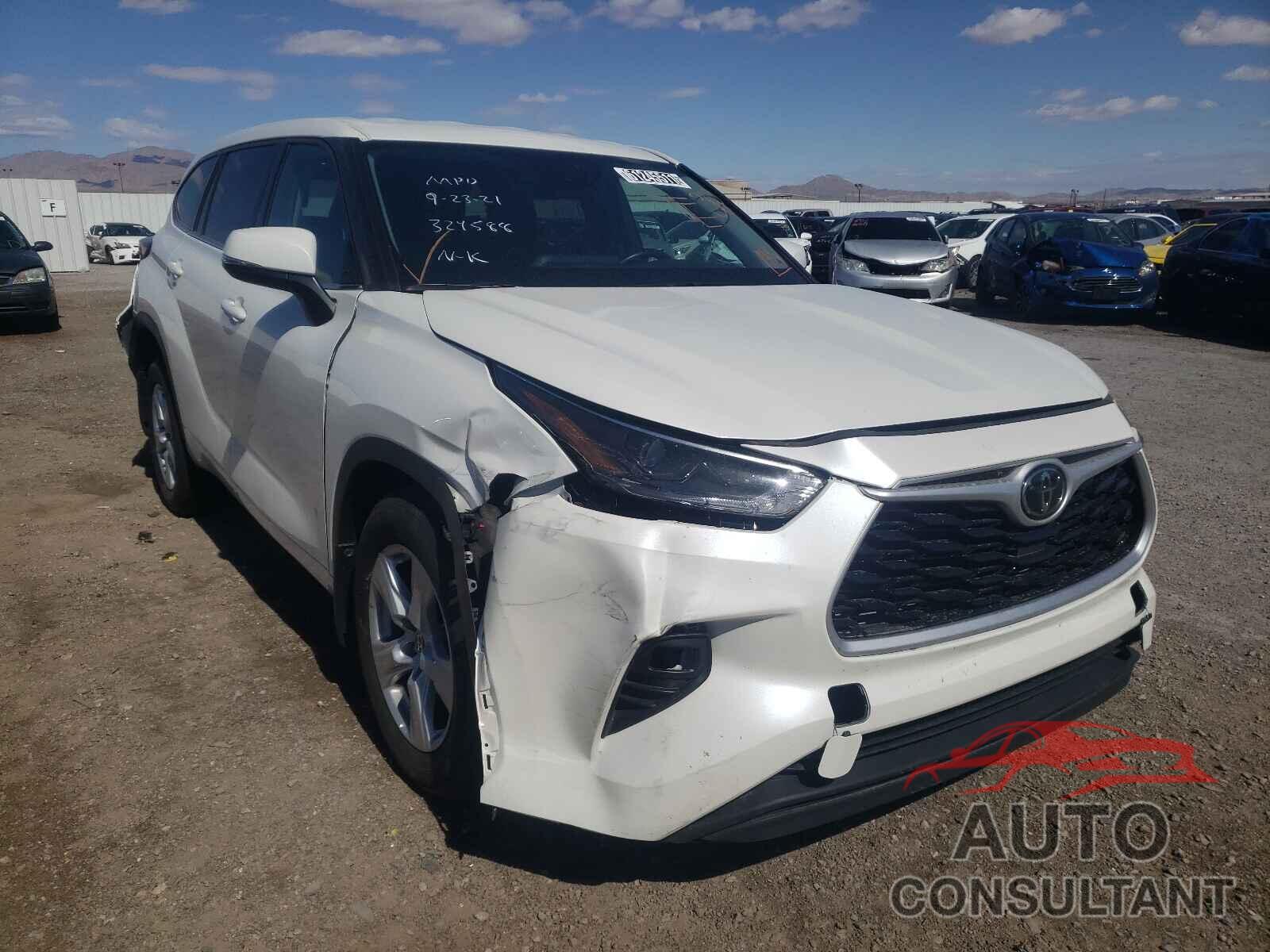 TOYOTA HIGHLANDER 2021 - 5TDBZRBH7MS525498