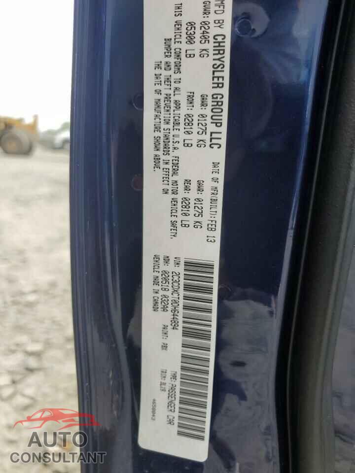 DODGE RAM 1500 2013 - 2C3CDXCT0DH644894