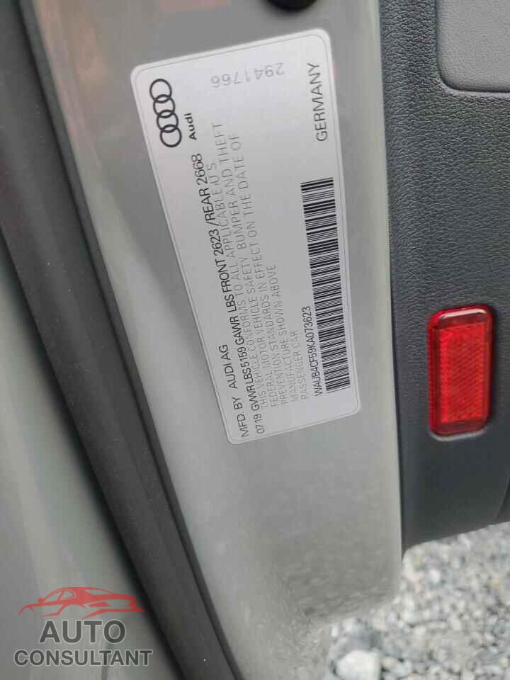 AUDI S5/RS5 2019 - WAUB4CF59KA073623