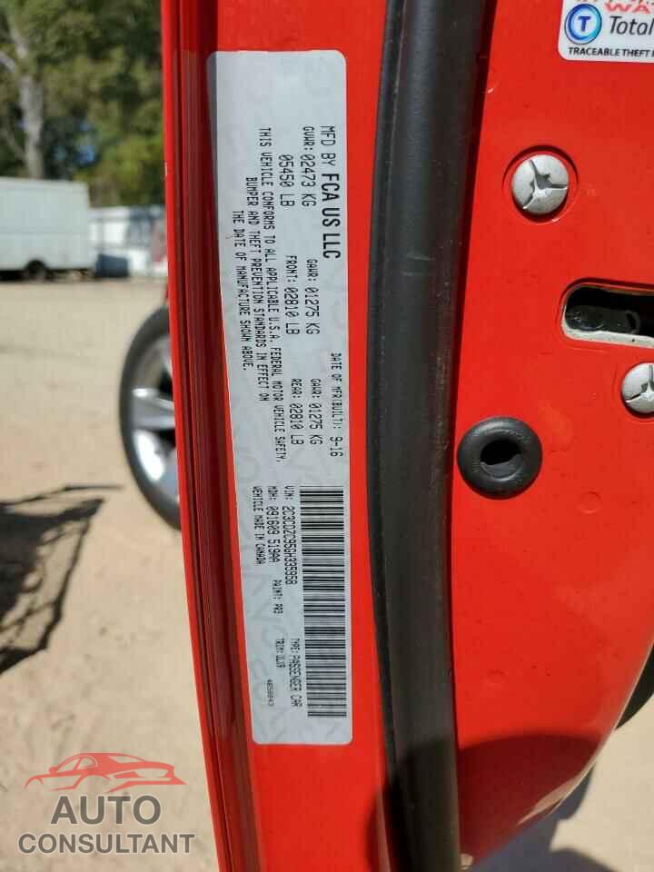DODGE CHALLENGER 2016 - 2C3CDZC95GH335958