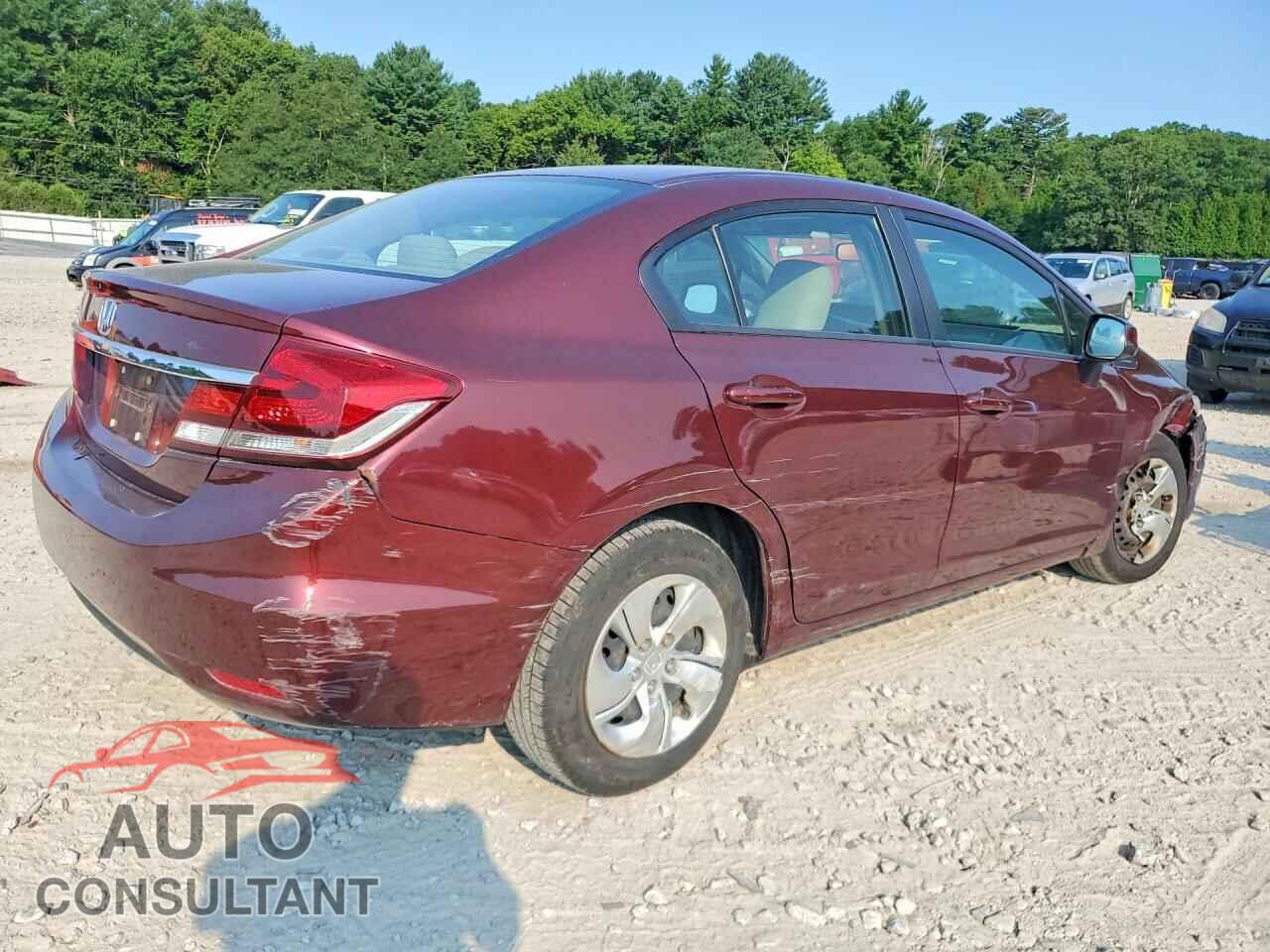 HONDA CIVIC 2013 - 19XFB2F50DE280437