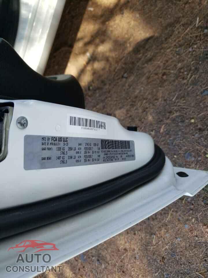DODGE CARAVAN 2019 - 2C4RDGEG3KR765237