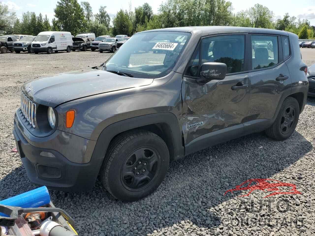 JEEP RENEGADE 2016 - ZACCJAAW1GPD58893