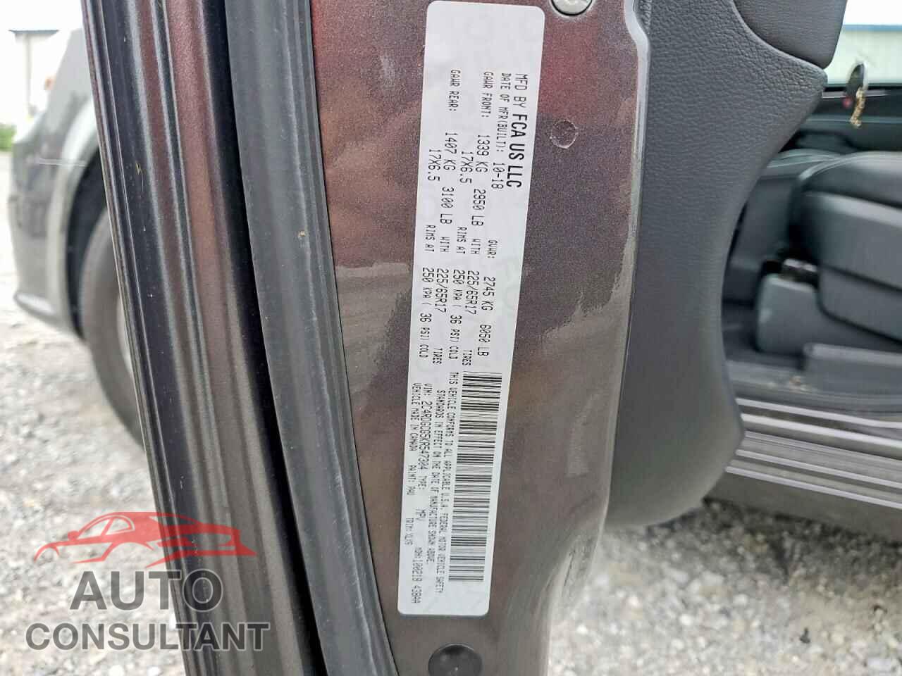 DODGE CARAVAN 2019 - 2C4RDGCG5KR547304