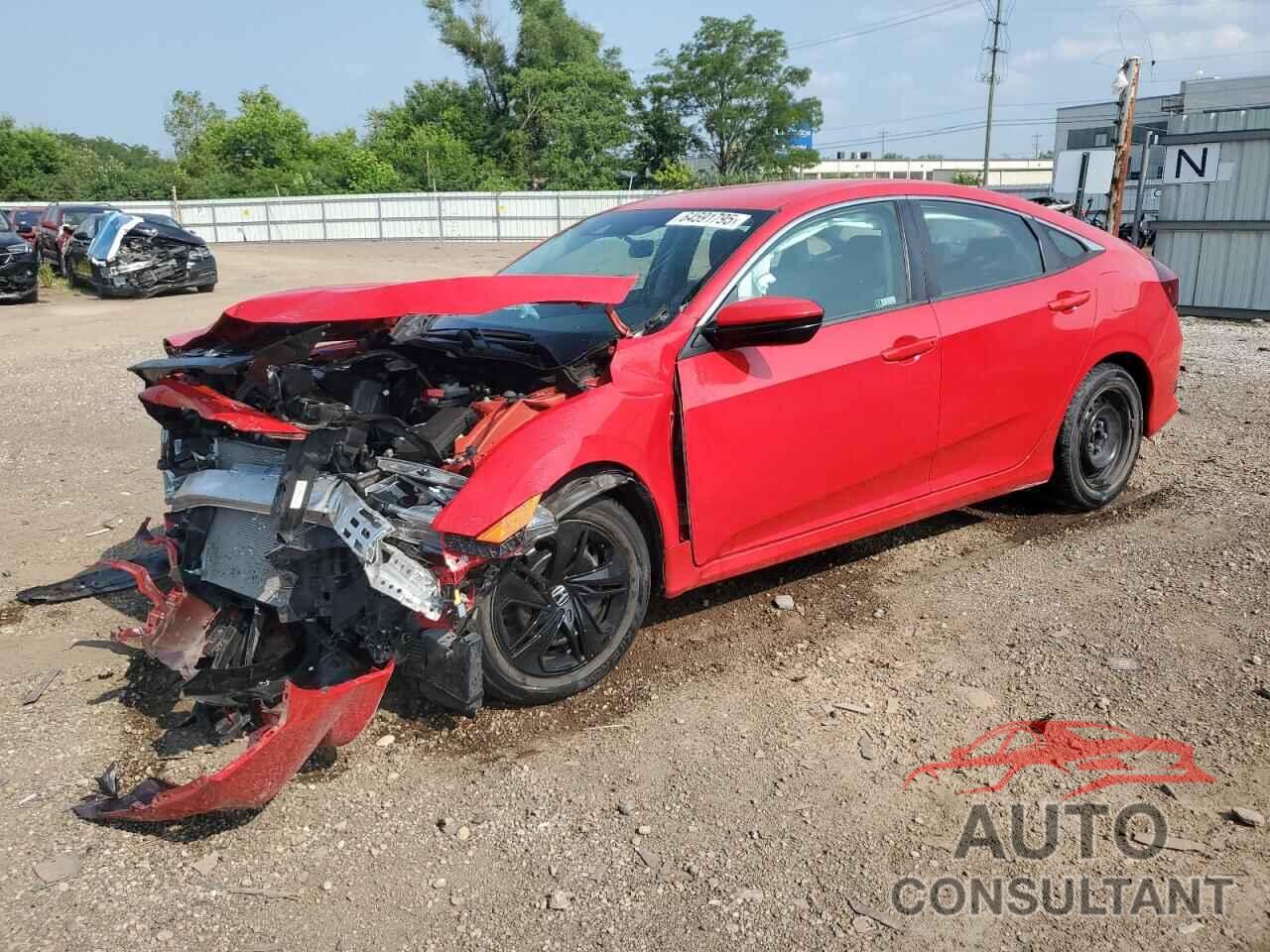 HONDA CIVIC 2019 - 2HGFC2F67KH587936